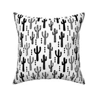 cactus black and white trendy grid tri triangle minimal scandi scandinavian tropical trendy black and white kids clothes decor nursery