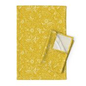 Botanical Sketchbook - Floral Golden Yellow