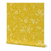 Botanical Sketchbook - Floral Golden Yellow