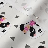 panda flowers cream