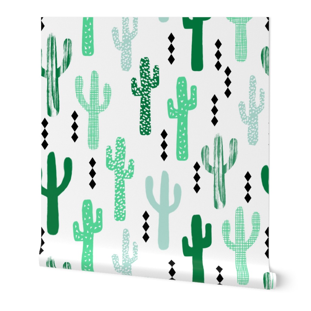 cactus greens grid tropical southwest design for trendy kids spring summer 2016 