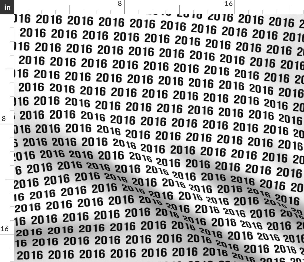 2016 happy new year letters numbers new years design in black and white minimal trendy