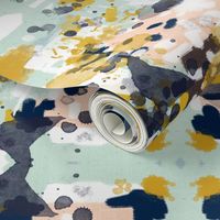 sloane abstract painterly painting design for decor, kids design