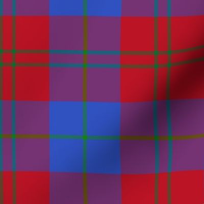 Wotherspoon family tartan, 6" modern colors