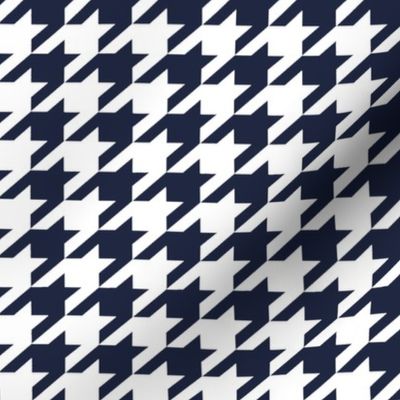 Holmes Houndstooth in atlantic and white