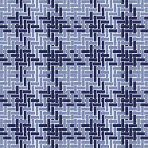 Watson Weave in atlantic and ink