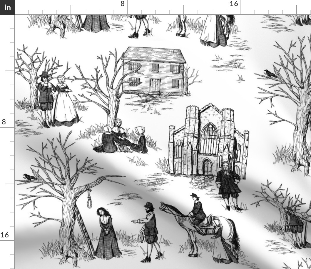 Salem Witch Trials Toile