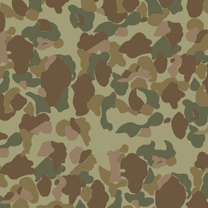 WWII US Camo Jungle Side Colorway