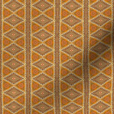 Orange and Brown Tribal Stripes