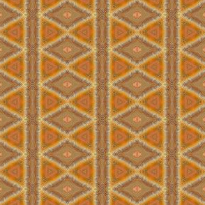 Orange and Brown Tribal Stripes