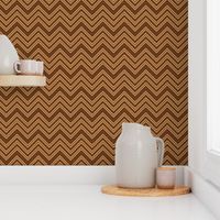 Chocolate Creme Chevron