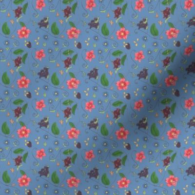 Ditsy Floral blue