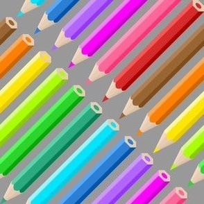 04506461 : coloured pencil diagonal