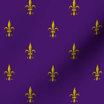 Fleur de Lis 2010 - purple gold