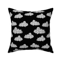 geo clouds // cool scandi scandinavian trendy clouds design for minimal nursery and trendy hipster baby decor