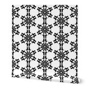 Black Scottie Snowflakes