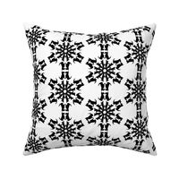 Black Scottie Snowflakes