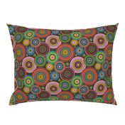 Colourful Multicolour Circles Geometric 