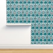 Turquoise Sugar Skulls