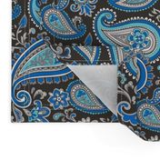 Modern Paisley in Blue