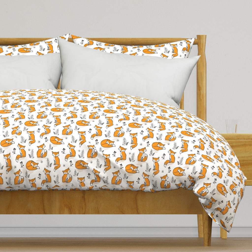 Dreamy Fox in Orange 
