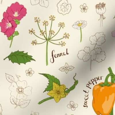 Botanical Sketchbook - My Garden