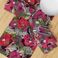 Romance Poppies Mod Dark Botanical