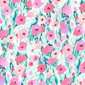 Flower Field Pink Mint