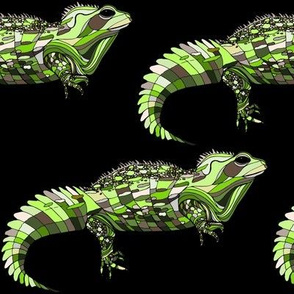 Tuatara Camo on Night Sky