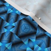 Blue and Black 3D Geometric