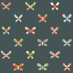 Butterflies grid // by petite_circus