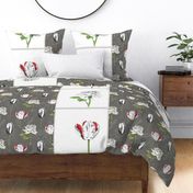 Botanical Pillows and Bonus Fabric