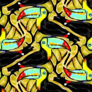 Toucans Tangled Tightly