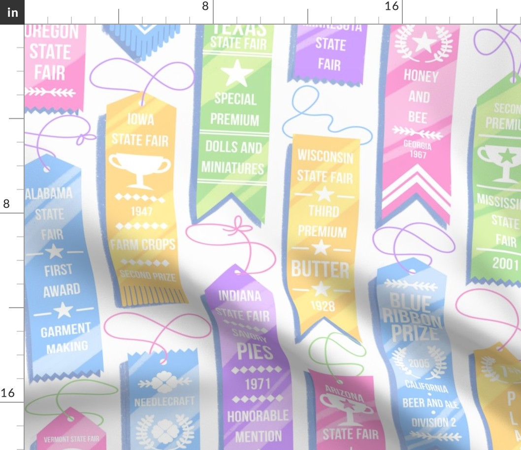 State Fair Prize Ribbons