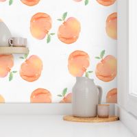 Watercolor Peach Pattern