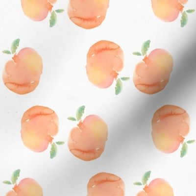 Watercolor Peach Pattern