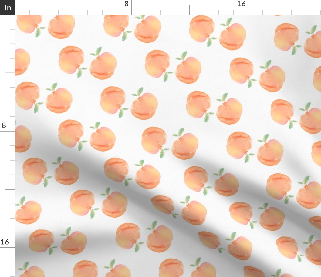 Watercolor Peach Pattern