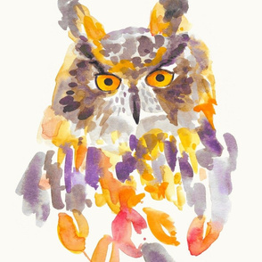 Owl 18" Square