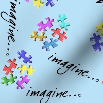 Autism Awareness Puzzle Pieces