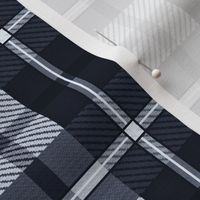 gingham plaid - indigo ink