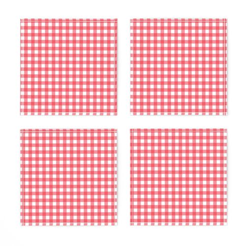 Gingham Red