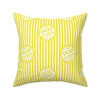 Hot Buttered Popcorn (bright yellow, small)