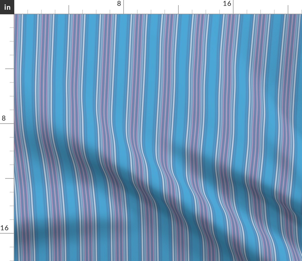 Blue Pink and White Stripe © 2009 Gingezel Inc.