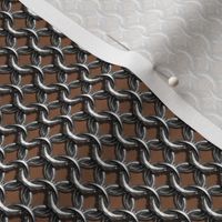 Chainmaille - (1/2") Small Dark Vertical