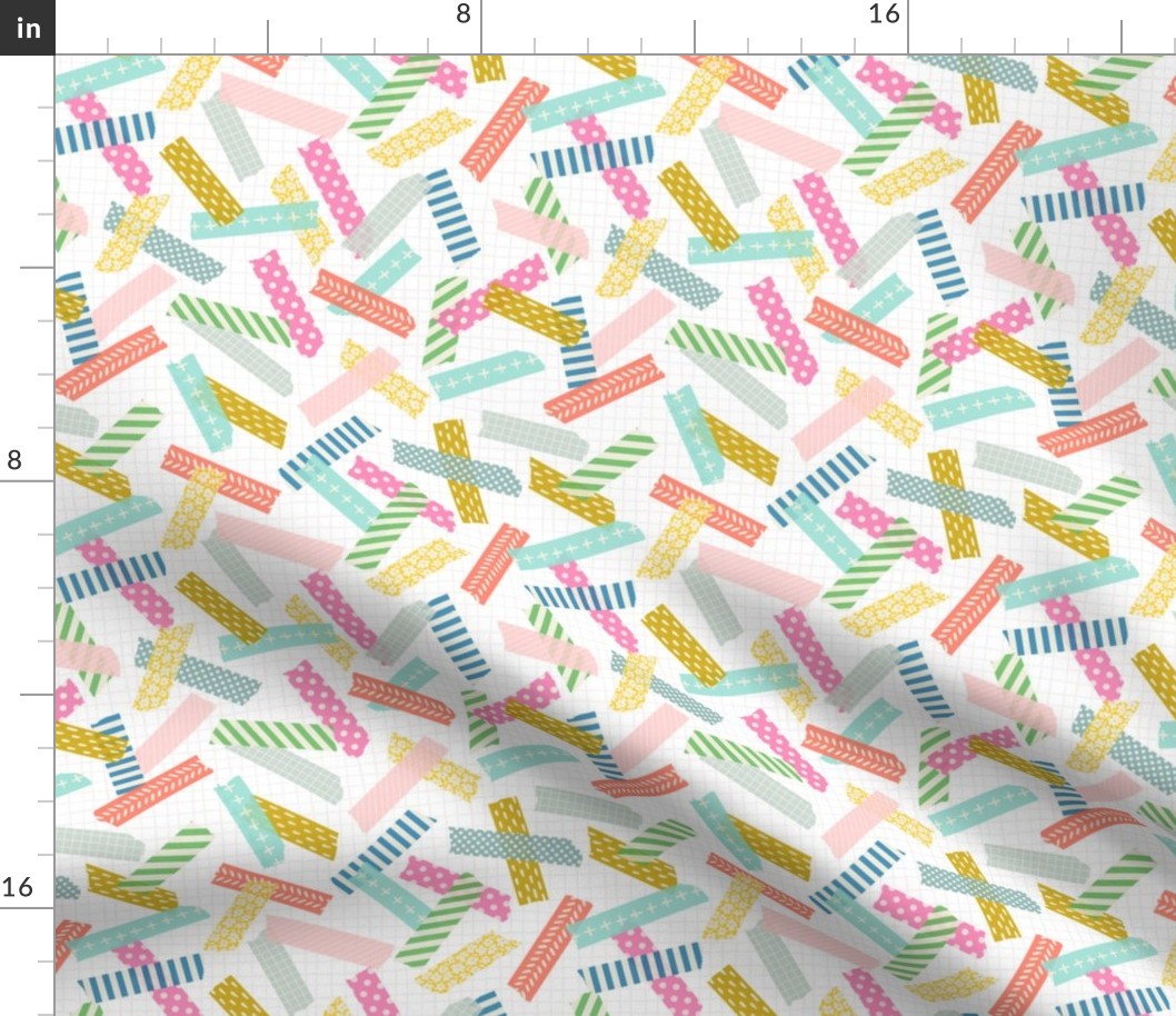 Patterned Washi Tape: Brights