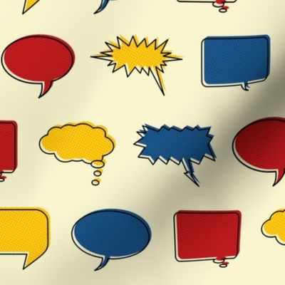 Comic Speech Bubbles (Hero colorway)