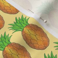 Tropical Pineapples Print