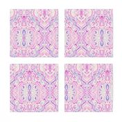 Vintage Pink and Purple Watercolor Swirls