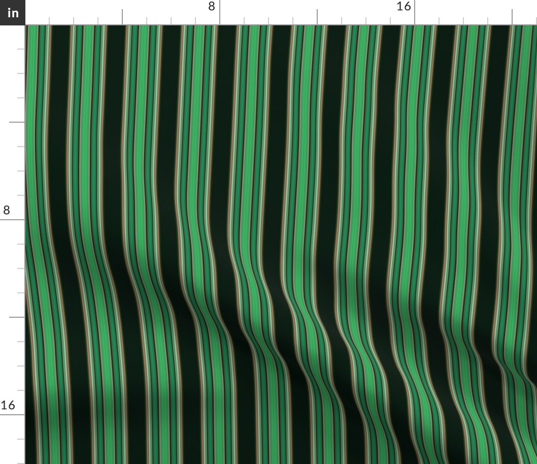 Green and Black Stripe