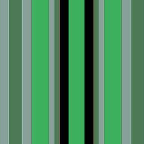Green Black and Gray Stripes